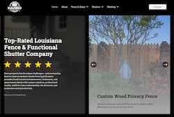 Hanko Fencing & Shutters website